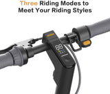 Ninebot MAX Electric Kick Scooter, Up to 40.4 Miles Long-range Battery, Max Speed 18.6 MPH, Foldable and Portable, Dark Grey