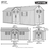 20 Ft. x 8 Outdoor Storage Shed 403