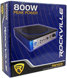 RW10CA 10" 800 Watt Slim Low Profile Active Powered Car Subwoofer Sub