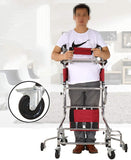 Elderly Walker, Multi-Function Lower Limb Training Walking Stand Frame Adult Walker Stroke Hemiplegia Rehabilitation Equipment