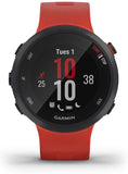 Forerunner 45, 42mm Easy-to-Use GPS Running Watch with Coach Free Training Plan Support, Red