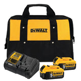 DEWALT 20-Volt MAX Cordless Compact Jobsite Blower 135 MPH 100 CFM with (2) 20-Volt 5.0Ah Batteries & Charger