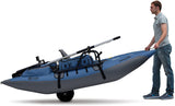 Colorado XTS Inflatable Fishing Pontoon Boat With Transport Wheel, Motor Mount & Swivel Seat