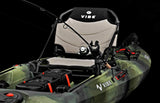 Kayaks Sea Ghost 110 11 Foot Angler Sit On Top Fishing Kayak with Adjustable Hero Comfort Seat & Transducer Port + Rod Holders + Storage + Rudder System Included