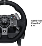 G920 Dual-Motor Feedback Driving Force Racing Wheel with Responsive Pedals for Xbox One
