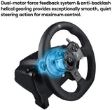 G920 Dual-Motor Feedback Driving Force Racing Wheel with Responsive Pedals for Xbox One