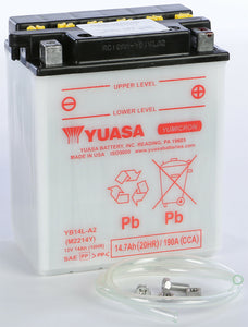 Yuasa – Battery Yb14l-a2 Conventional – YUAM2214Y