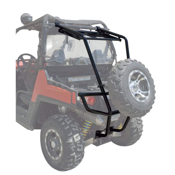 POLARIS RZR 800 2007–2014 TUSK UTV REAR BUMPER, CARGO RACK, AND SPARE TIRE CARRIER