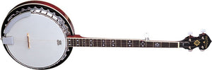 Oscar Schmidt OB5 Gloss Mahogany 5-String Banjo