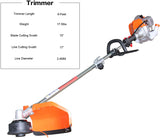 Powerful 42.7cc 5 in 1 Multi functional Trimming Tools,Gas Hedge Trimmer,String Trimmer, Brush Cutter,Pole Saw with Extension Pole