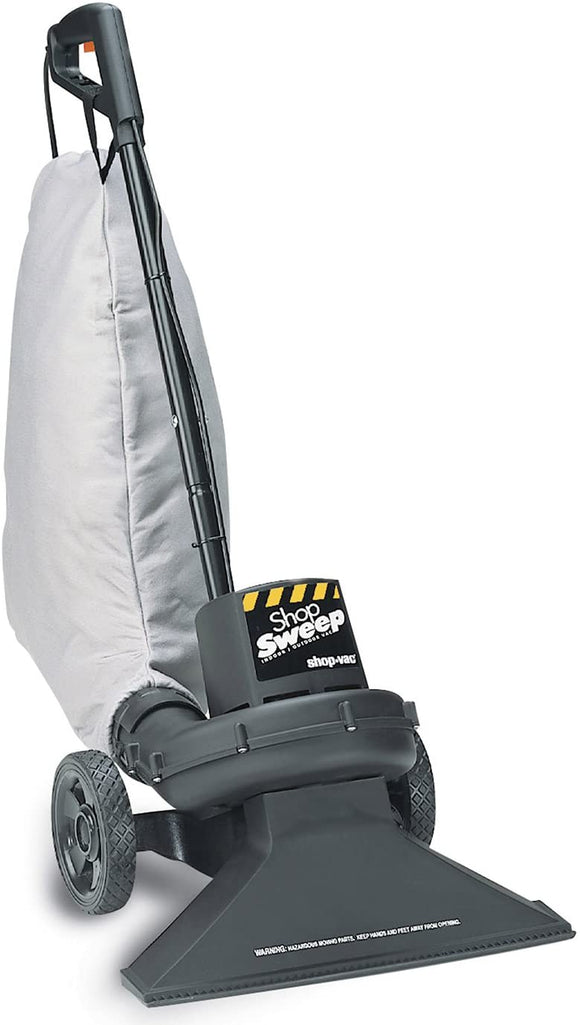 4050010 Shop Sweep Indoor/Outdoor Vacuum with 8-Gallon Collection Bag for Dry Pickup