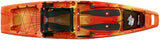 Perception Outlaw 11.5 | Sit on Top Fishing Kayak | Fold Away Lawn Chair Seat | 4 Rod Holders | Integrated Tackle Trays | 11' 6"