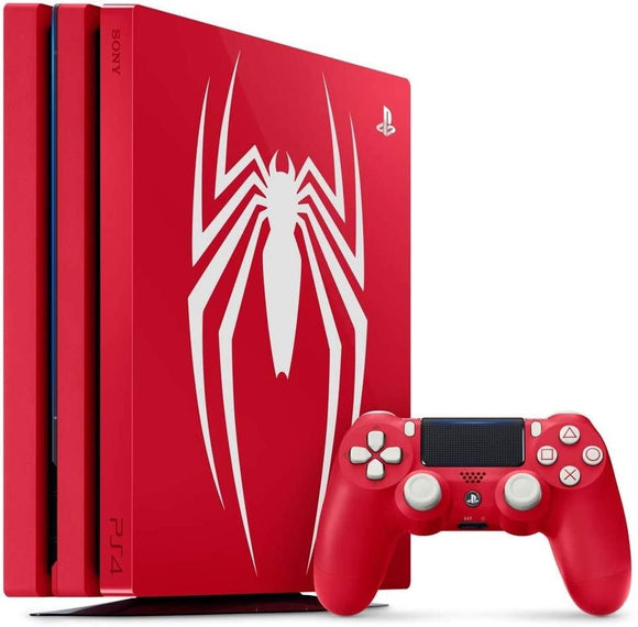 Playstation 4 Pro 2TB SSHD Limited Edition Console – Marvels Spider-Man Bundle Enhanced with Fast Solid State Hybrid Drive