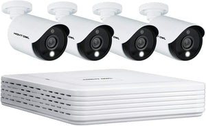 Owl CCTV Video Home Security Camera System with 4 Wired 1080p HD Indoor/Outdoor Cameras with Night Vision and 1 TB Hard Drive