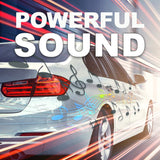 LOPRO10 Amplified Car Subwoofer – 1200 Watts Max Power, Low Profile, 10 Inch Subwoofer, Remote Subwoofer Control, Great For Vehicles Needing Bass But Have Limited Space