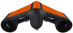 Underwater Scooter Dual Propellers with 2-Speed Compatible with GoPro Orange