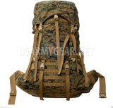 New Genuine Issue GI US Army Military Usmc Gen 2 Marpat Digital Camouflage Tan Woodland Ilbe Main Pack with Lid Belt Shoulder Straps Radio Pouch Complete Surplus Arcyteryx