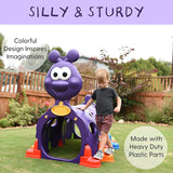 ELR-12511 Indoor/Outdoor Peek-A-Boo Caterpillar Climbing Play Structure for Kids