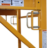 Multipurpose Maxi Square Baker Style Scaffold Tower with Improved Clamp on 18" Outrigger Package – 12ft, 1,000-Lb. Capacity, Model# 2MFS18O