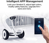 Segway Ninebot S Smart Self-Balancing Electric Scooter with LED light, Portable and Powerful, White