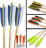 Nanticoke Atlatl with Leather Handle and Three Six Foot Fletched Darts