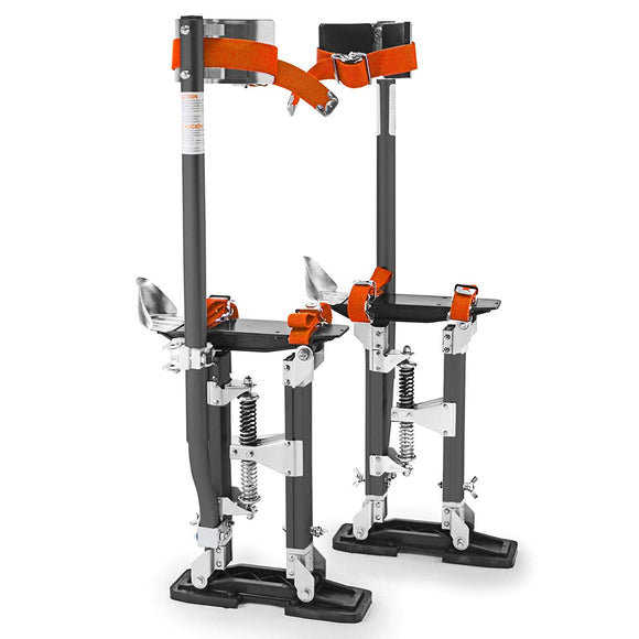 GypTool Pro 18′ – 30′ Magnesium Drywall Stilts – Gray