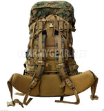 New Genuine Issue GI US Army Military Usmc Gen 2 Marpat Digital Camouflage Tan Woodland Ilbe Main Pack with Lid Belt Shoulder Straps Radio Pouch Complete Surplus Arcyteryx