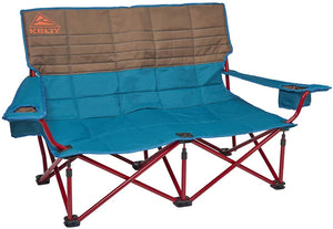 Low Loveseat Camping Chair – Portable, Folding Chair for Festivals, Camping and Beach Days – Updated 2019 Model