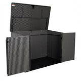 Lifetime Horizontal Rough Cut Storage Shed 75 Cubic Feet