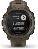 Garmin Instinct Tactical Edition GPS Watch and 2200 mAh Power Bank Bundle (Tactical Coyote Tan)