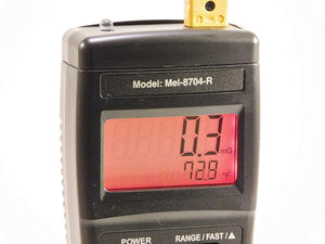 Mel-8704R Paranormal EMF Meter-Thermometer-Flashlight New + FREE CASE!