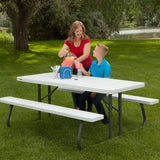Lifetime 6-Foot Classic Folding Picnic Table 266