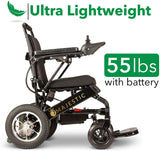 2020 New Folding Ultra Lightweight Electric Power Wheelchair, Silla de Ruedas Electrica, FDA Approved and Air Travel Allowed, Heavy Duty, Mobility Motorized, Portable Power (17.5" Seat Width)