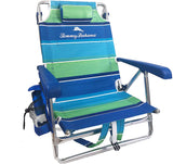 2019 2 Backpack Beach Chairs with Storage Pouch and Towel Bar