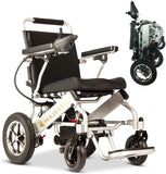 2020 New Folding Ultra Lightweight Electric Power Wheelchair, Silla de Ruedas Electrica, FDA Approved and Air Travel Allowed, Heavy Duty, Mobility Motorized, Portable Power (17.5" Seat Width)