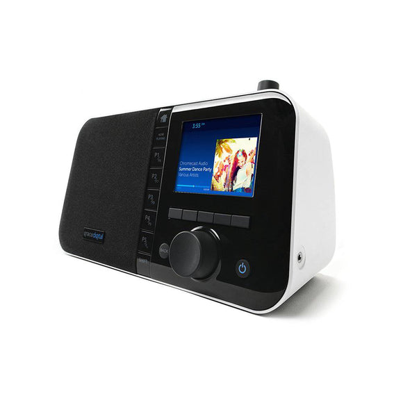 Grace Digital Mondo+ Wireless Smart Speaker and Internet Radio with Wi-Fi + Bluetooth and 3.5 Color Display
