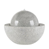 Gaya Round Water Fountain Granite Grey