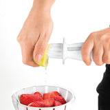 SQUEEZE&GRATE Lemon Juicer and Grater Grey