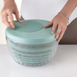 SPIN&STORE Salad spinner with Lid Green