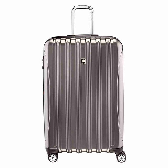 DELSEY Paris Luggage Helium Aero 29 Expandable Spinner Trolley Titanium