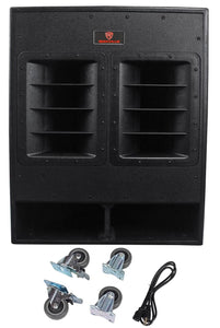 Rockville RBG18FA 18 3000w Active Powered Pro Subwoofer Folded Horn PA/DJ Sub