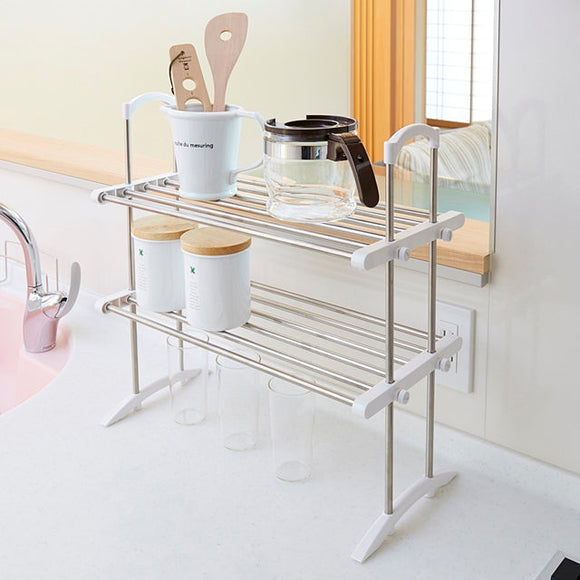 2 Tier Kitchen Storage Rack TOS-10 S/S