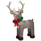 Home Accents Holiday 11 ft. Pre-Lit Giant Airblown Inflatable Fuzzy Reindeer