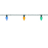 Home Accents Holiday 50 Light Super Bright C9 LED Multi-Color Smooth Constant On Light String (Set of 2)