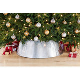 Home Accents Holiday 27 in. D Galvanized Metal Christmas Tree Collar