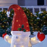 Home Accents Holiday 3 ft. Yuletide Lane LED Large Christmas Gnome
