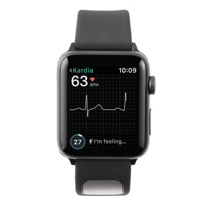 AliveCor KardiaBand for Apple Watch | FDA Cleared | Wearable Wristband 30-Second EKG | Works with Apple Watch to Evaluate EKG | Helps Detect Afib Anytime, Anywhere (38 MM)