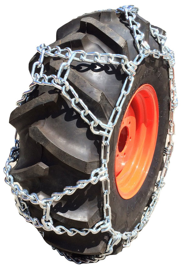 TireChain.com 11.2-24, 11.2 24 Duo Grip Tractor Tire Chains Set of 2