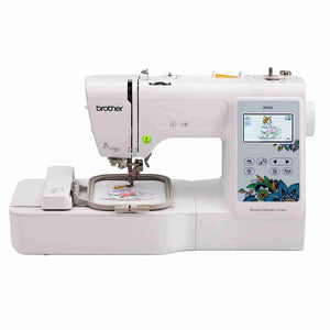 Brother Embroidery Machine PE535 80 Built-in Designs Large LCD Color Touchscreen Display 25-Year Limited Warranty