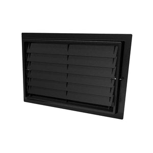 FEMA Compliant Engineered Crawl Space Flood Vent – Wall Mounted (Black) (8×16)